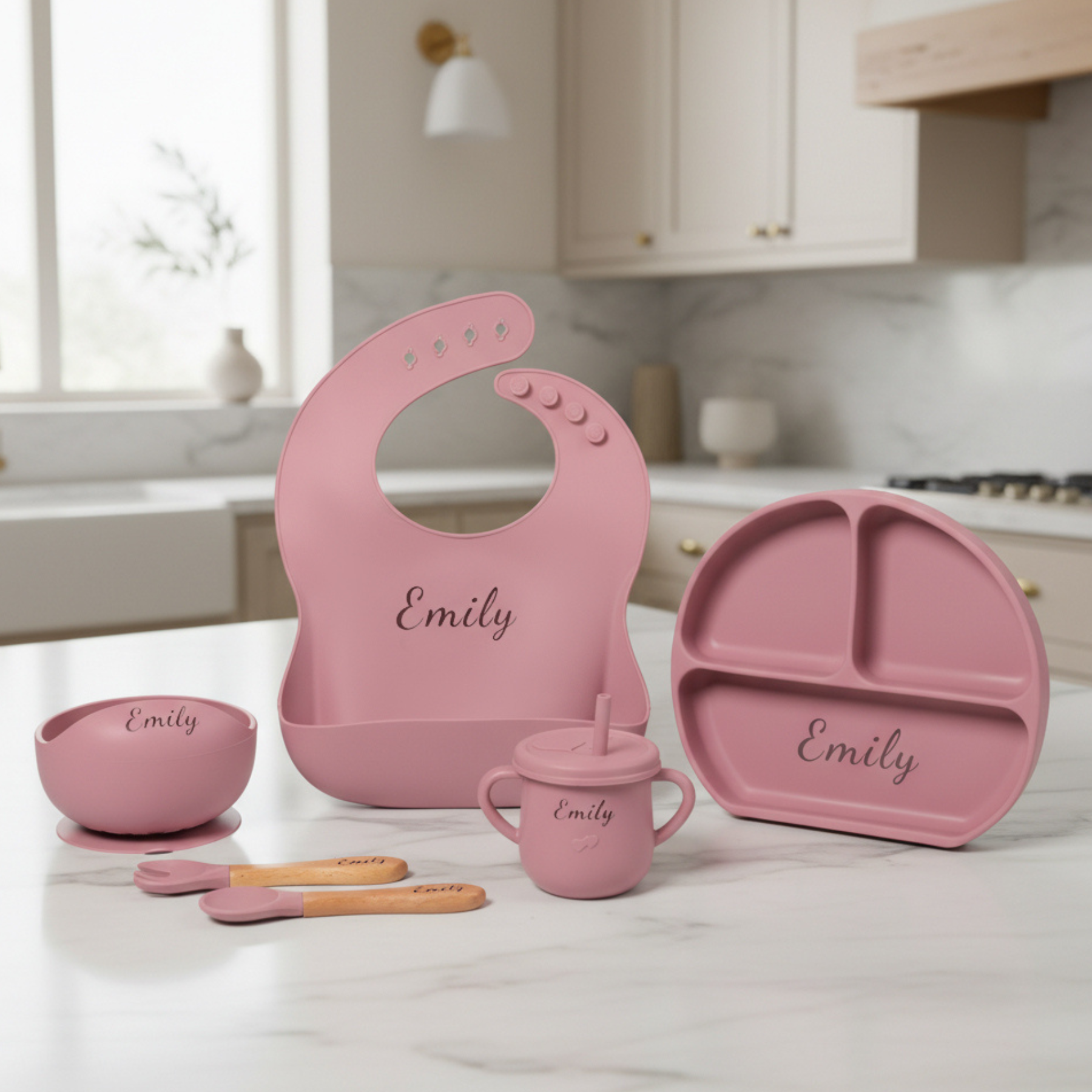 Noah + Nori™ Personalized Baby Feeding Set